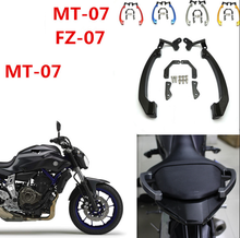 Motorcycle CNC Rear Grab Bars Rear Seat Pillion Passenger Grab Rail Handle For Yamaha MT07 /FZ07 2014-2017 2024 - buy cheap