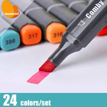 Comby art  Alcohol based permanent markers 24 pcs/lot with free cases 2024 - buy cheap