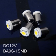 High quality 12V BA9S led dashboard warning indicator,BA9S led instrument lights,BA9S indicating lamp free shipping 100pcs/lot 2024 - buy cheap