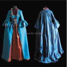La medida real Eras azul de la Corte de La Reina Duquesa guerra Civil teatro 18th Tribunal Belle Marie Antoinette vestido vestidos victorianos HL-341 2024 - compra barato