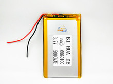 Bateria de íons de lítio li-po 3.7 v, 6060100 5000mah pode ser personalizada venda por atacado ce fcc rohs msds certificação de qualidade 2024 - compre barato