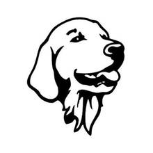 10.4*12.7CM Golden Retriever Head Portrait Dog Pet Vinyl Decal Window Decoration Car Sticker C6-1559 2024 - buy cheap
