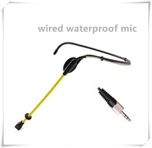 Professional Waterproof Condenser Microphone Sport Headset Microfone for Sennheiser Wireless System TRS 3.5mm Screw Jack Mic 2024 - buy cheap