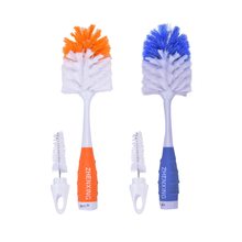 Infant Child Milk Feed Bottle Nipple Pacifier Nozzle Tube Cleaning Brush 2 in 1 Baby Nylon Bottle Brushes for Cleaning Kids 2024 - buy cheap