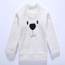 Cute Cartoon Bear Kids Infant Baby Girls and Boys Tops Blouse Sweater Thick Clothes Casual 2024 - buy cheap