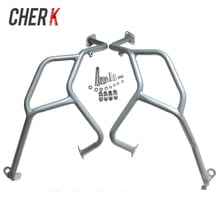 Cherk-barra superior de protección para motocicleta, Protector de motor de plata para BMW F800GS, F700GS, F650GS, 2008-2017, 16, 15, 14, 13, 12, 11, 10, 09 2024 - compra barato