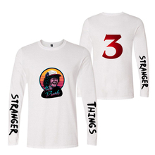 Coisas Estranhas LUCKYFRIDAYF Temporada 3 Camisetas Imprimir Hip Hop Casal Mulheres Homens Camiseta Casual T Camisa de Manga Longa Tops T-shirt 2024 - compre barato