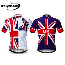 Pro Bike UK Team Cycling Jersey Shirt Tops England Men Summer Short Sleeve MTB Clothing Ropa ciclismo Maillot Bicycle Jersey 2024 - buy cheap