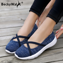 Hot Sale Summer Women Sneakers Shoes Breathable Light Tenis Feminino Slip on Ladies Casual Flats Loafers Shoes Woman WSH3288 2024 - buy cheap