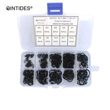 Qintides-anel de retenção m3-m12, kit para eixos com conjunto de eixos, 65 anéis de aço manganês, 300, anel de aço inoxidável 2024 - compre barato