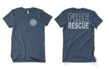 Fire Rescue Duty Firefighter T-Shirt Fire Dept. Double Side Mens Fashion Short Sleeve O-Neck Cotton Print Your Own T Shirt 2024 - buy cheap