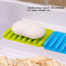 Новинка, силиконовый гибкий держатель для мыла в кухню и ванную комнату, поднос для мыла, полезный для хранения мыла светильник вес 2024 - купить недорого