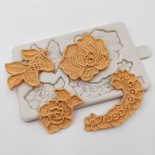 Minsunbak-Molde de flor de silicona para decoración del borde de la torta, molde para pasta de goma y Chocolate, herramientas para hornear DIY 2024 - compra barato