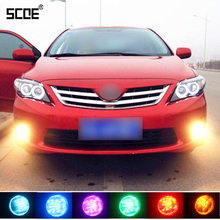 For Chevrolet Aveo Epica Evanda Kalos Lacetti Lanos SCOE 2 x 48SMD Super Bright Front Fog Lamp Bulb Light Source Car Styling 2024 - buy cheap