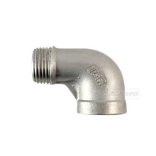 1/2" Female x Male street Elbow Threaded Pipe Fittings Stainless Steel SS 304 2024 - buy cheap