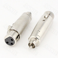 100 unids/lote J3P 3 Pin XLR macho a J RCA macho enchufe micrófono enchufe 2024 - compra barato