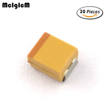 MCIGICM 20 шт B 3528 4,7 мкФ 25В SMD Танталовый конденсатор 2024 - купить недорого