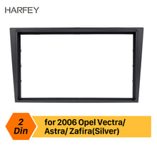 Harfey-som automotivo prateado, 2din, faixa de rádio, para opel vectra, astra, zafira, dash, kit de instalação do painel 2024 - compre barato