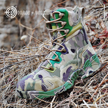 Botas militares tácticas para hombre, zapatos de camuflaje de cuero genuino, botines de combate de alta calidad para el desierto, invierno, 2018 2024 - compra barato