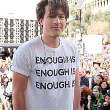 Charlie Puth T Shirt Fashion Men Short Sleeve Tee Shirt State of New Jersey Pop Music Star Charlie Puth T-shirt ENOUGH IS Top 2024 - buy cheap