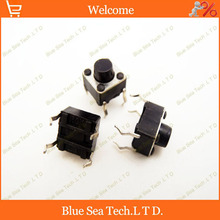 Sample,100 pcs 6*6*5.5mm Round Tactile Push Button Switch/Micro switch,6X6X5.5MM DIP button switch black 2024 - buy cheap