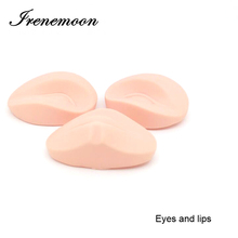 3D Permanent Makeup Tattoo Eye Lip Practice Skin Mannequin Eyebrows + Mouth Mold 2024 - buy cheap