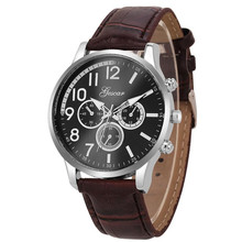 Homens de Negócios de moda Relógios de Quartzo De Couro De Luxo-Homens Relógio Militar Esporte relógio de Pulso Relógio masculino relogio masculino Presente # C 2024 - compre barato