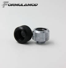 FormulaMod Fm-14v3, Black Silver OD14mm Hard tube fittings hand compression fitting G1/4'' OD14mm Rigid tube 2024 - buy cheap