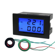 100-300V/100A AC Digital LCD Volt Amp Voltmeter Ammeter + CT (Shunt ) Sensor Transformer 110V 220V 2024 - buy cheap