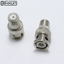 5pcs BNC Male Plug to F Female Jack Adapter Coax Connector Coupler CCTV Camera 2024 - buy cheap