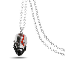 Collar de Metal de God of War, colgante en 3D de Kratos, cadena de eslabones de moda, Charm, regalos, juego de joyería 2024 - compra barato