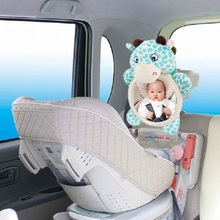 Детское автомобильное зеркало, квадратная безопасная накладка на зеркало заднего сиденья, для ухода за ребенком 2024 - купить недорого