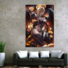 Pintura de tela modular para decoração caseira, 1 peça, excesso de amor, sexy, jogo, pintura, pôster de parede para casa, pintura de lona, atacado 2024 - compre barato