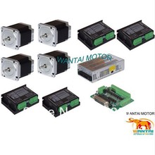 Promotion of Wantai !!! Ship from USA High Quality 4Axis Nema 34 Stepper Motor with 892OZ-In &Control CNC 2024 - buy cheap