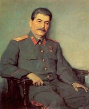 Large Oil painting male Portrait of General joseph stalin canvas 2024 - buy cheap