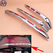 For Honda Goldwing 1800 GL1800 GL 2001-2011 1pair Chrome Fairing Lens Light Trunk Moldings Saddlebag Tail Box Decoration 2024 - buy cheap