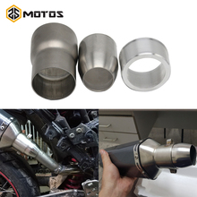 ZS MOTOS 60MM  Motorcycle Exhaust Pipe Adapter connector 38-51MM 60-51MM Stainless Steel Motocross adapter Muffler Connector 2024 - buy cheap