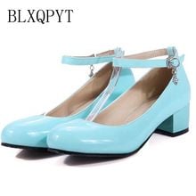 BLXQPYT elegante moda venta pequeño tamaño grande 31-43 gran oferta nueva primavera otoño boda zapatos mujer tacones mujer bombas 9-7 2024 - compra barato