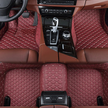 car floor mats for SsangYong Korando Actyon Rexton SCEO Chairman Kyron car accessories car styling Custom car floor mats Black 2024 - buy cheap