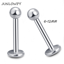 JUNLOWPY  Tragus Lip Ring Monroe Ear Cartilage Earring Body Piercing Jewelry Wholesale 100pcs mix 6-12mm Labret lip Piercing 2024 - buy cheap