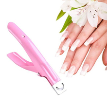 Convenient Acrylic UV Gel Edge Nail Art Salon Tips  Manicure Cutter Clipper Tool 5WCT 7H4E 2024 - buy cheap