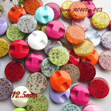 250 piezas 12,5mm color mezclado/un color mujeres camisa botones resina colorida camisa botones para señora ropa costura material 2024 - compra barato