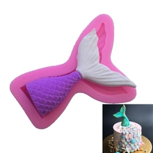 Silicone Mermaid Tail Silicone Mold Fondant Cake Mold Cake Decorating Tools Kitchen Baking Gum Chocolate Candy Molds 2024 - buy cheap