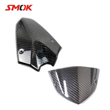 SMOK Motorcycle Carbon Fiber Headlight Fairing Instrument Windshield Windscreen Deflector Cover For Kawasaki Z1000 2014-2016 2024 - buy cheap