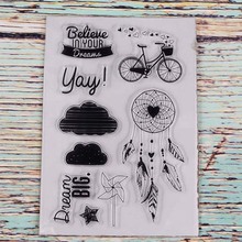 Dream catcher Transparent clear stamp for DIY Scrapbooking/Card Making/Kids Christmas Fun Decoration Supplies 2024 - buy cheap