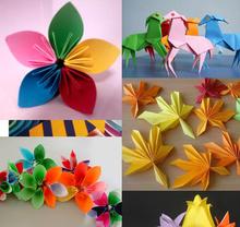 15*15 cm Origami Papel Ofício Quadrado Dupla face cor diferente Sortidas DIY Ferramentas artesanais De Papel Dobrado 2024 - compre barato