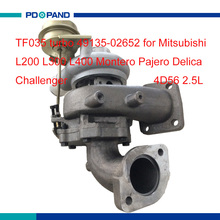 turbo charger kit TF035 compressor 49135-02652 for Mitsubishi L200 L300 L400 Montero Pajero Delica Challenger 2.5L 2024 - купить недорого