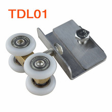 [TDL01]high quality hanging glass door roller wheel bathroom shower room sliding door BEARING SLIDING pulley 2024 - buy cheap