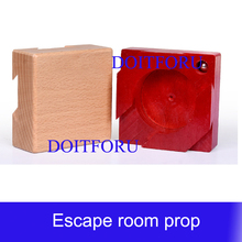 Room escape props Kong Ming lock flap serive spare secret box for real life game prop adventurer game party favors gifts 2024 - buy cheap