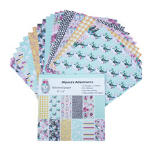 24pcs/Pack 6*6inch Alpaca Adventure Patterned Paper Pack for Scrapbooking DIY Happy Planner Card Making Journal Project 2024 - buy cheap